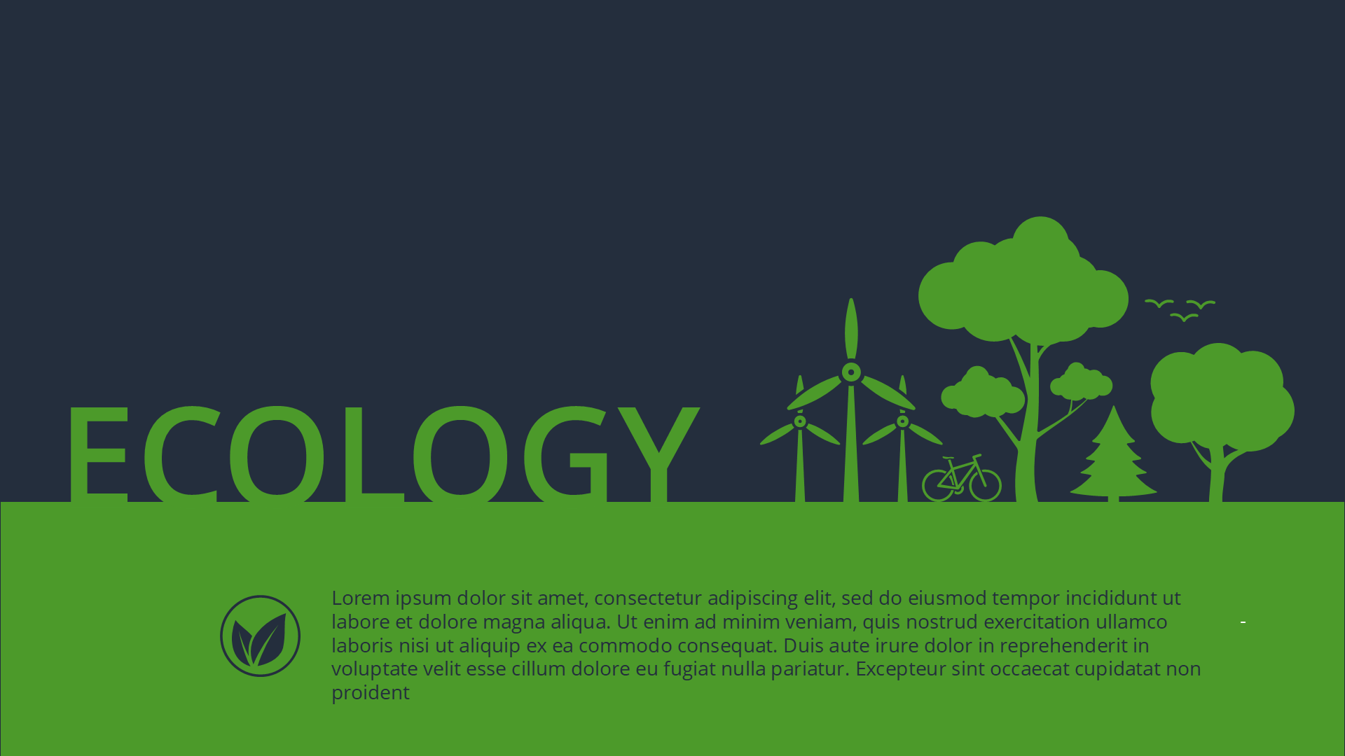 Ecology V1 Dark slide 2